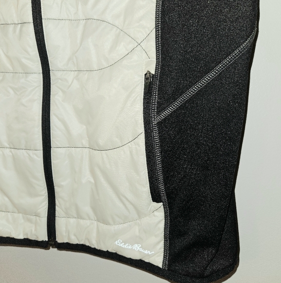 Eddie Bauer Women's Black/White Vest, Sz XL - Picture 4 of 8